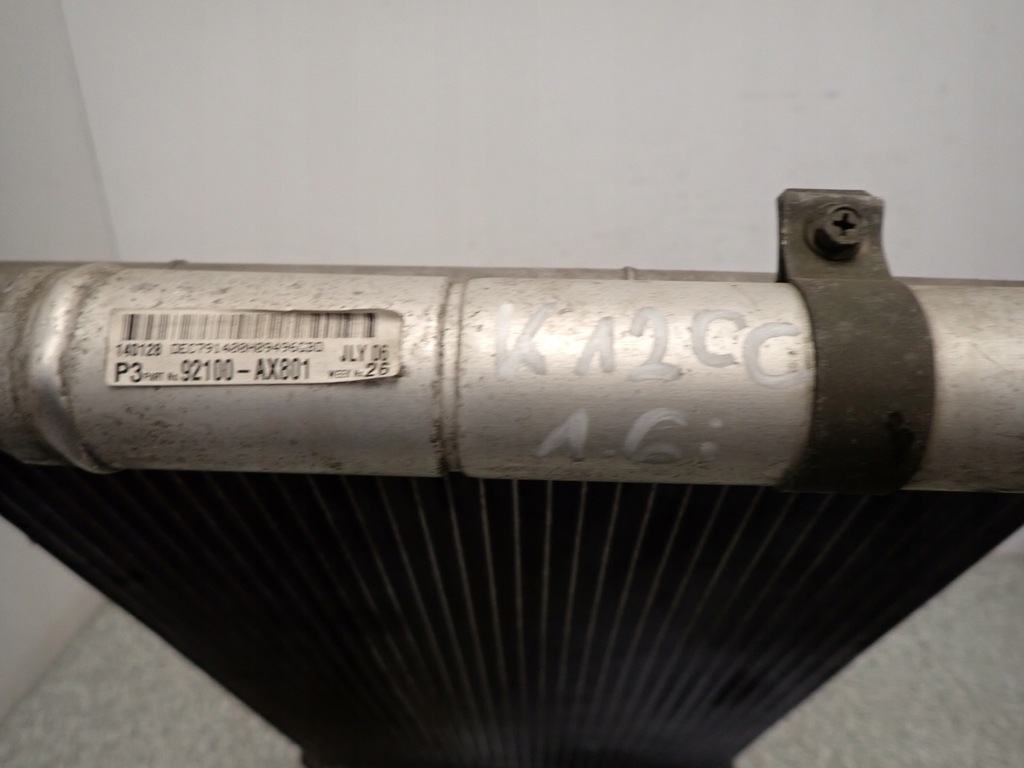 фото №6, Nissan micra k12 03-10 бензин радиатор кондиционера