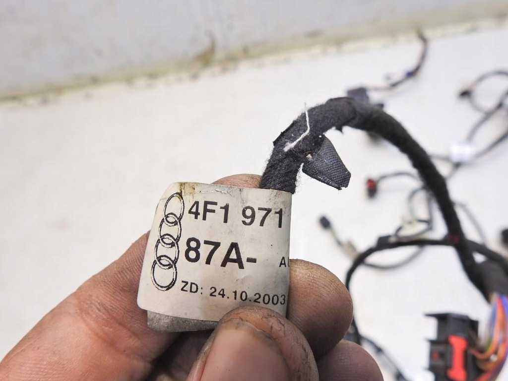 фото №7, Джгут електропроводка двері задня audi a6 c6 4f1971687