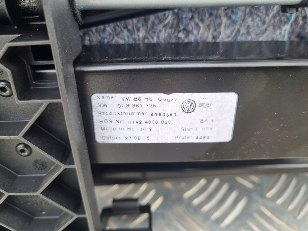 фото №6, Vw passat cc lift шторка електрична 3c8861325
