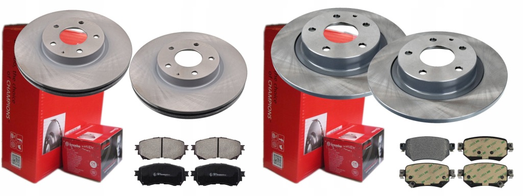 фото №1, Тормозные диски тормозные колодки p+t brembo mazda 6 gj kombi 297mm