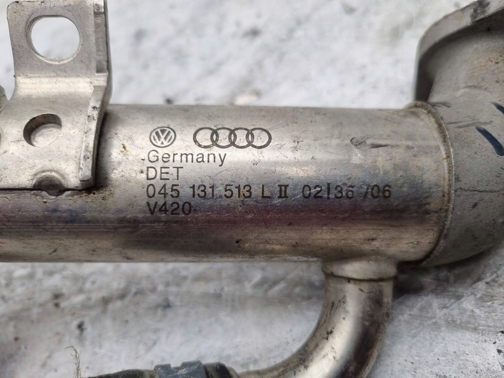 фото №5, Радиатор выхлопных газов 045131513l vw polo iv fox fabia i ibiza iii 1.4 tdi