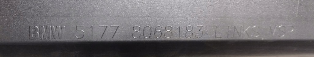 фото №10, Молдинг порог левая порог левый bmw 6 g32 m-pakiet 8068183 7584479