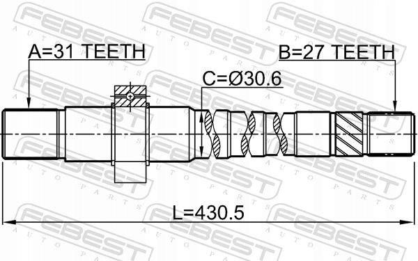 фото №3, Приводной вал приводная перед правая renault duster 1.5 dci