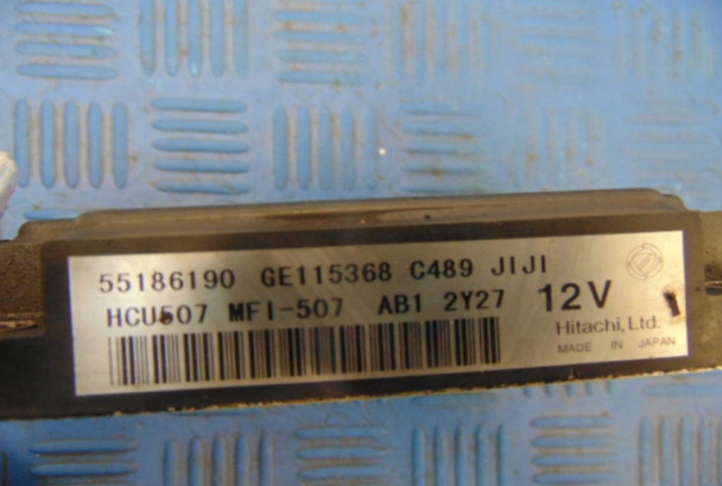 фото №7, Fiat stilo бортовой компьютер двигателя 55186190 ge115368