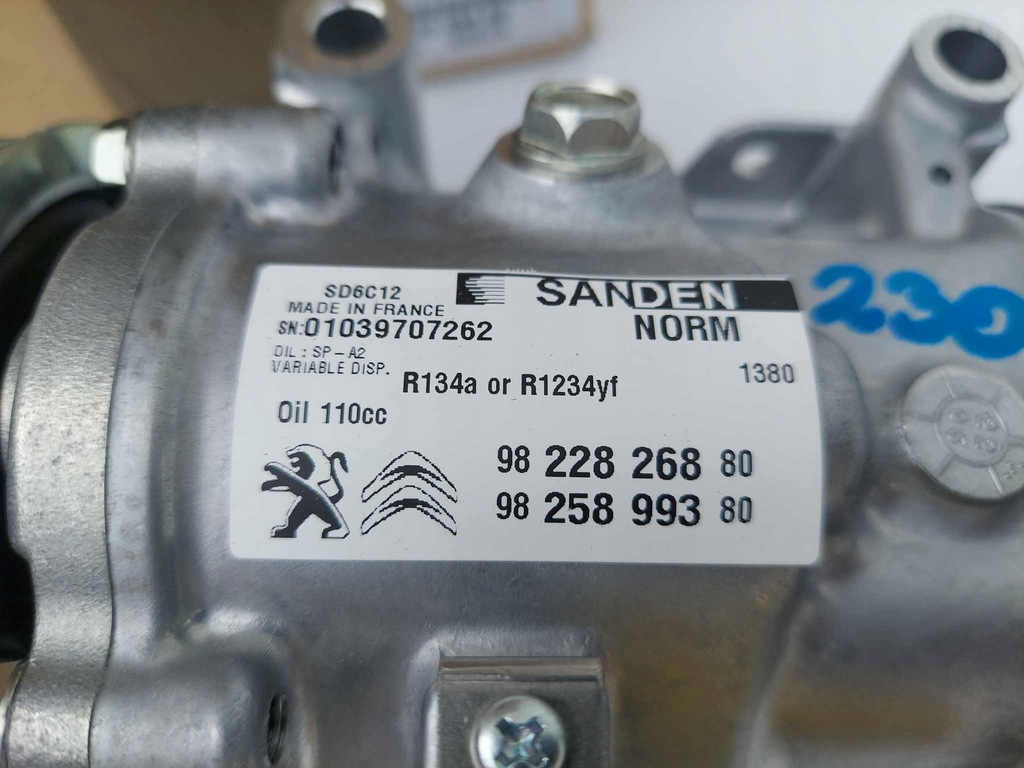 фото №5, 208 i 508 i ds3 компресор компресор кондиціонера o 230