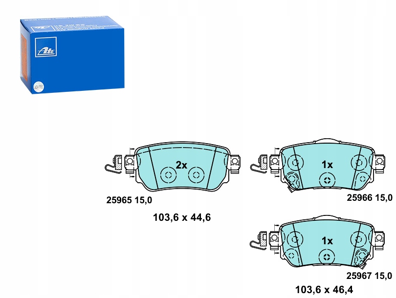 фото №1, Тормозные колодки тормозные керамические задняя nissan leaf qashqai ii x-trail iii