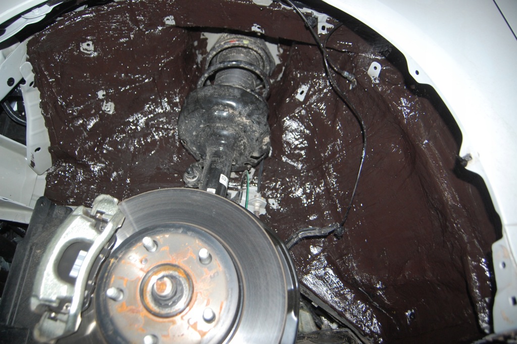 фото №9, Шумоізоляція підкрилок w автомобіль noise liquidator маса ущільнювальна автомобіля