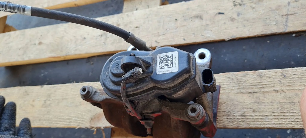 фото №7, Q7 4m ii суппорт тормозной левый задняя задний 350mm s4 b9 s5 8w 4m0405ca