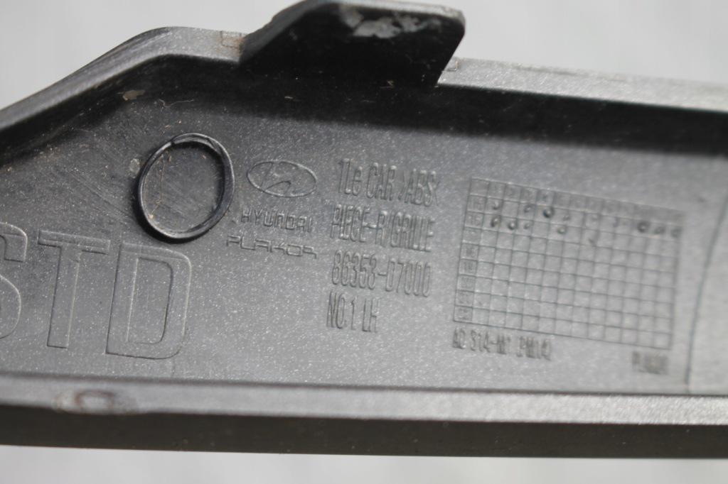 фото №6, Молдинг решётка правый перед hyundai tucson ii iii 15-18