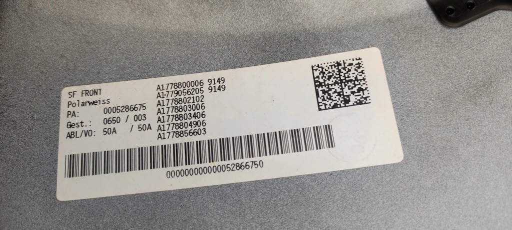 Mercedes a-klasa w177 lift 22- бампер перед a1778803006 Зі Шроту