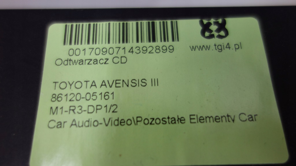 фото №5, Toyota avensis t27 радіо cd 86120-05161