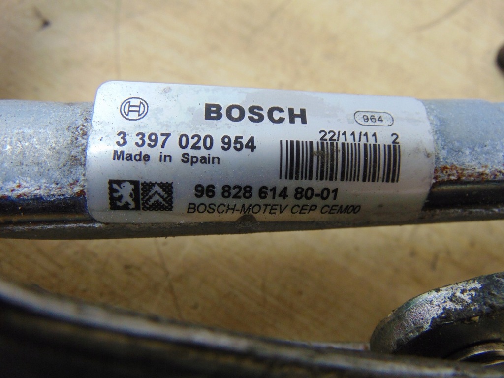 фото №16, Механизм двигатель дворник citroen berlingo iii