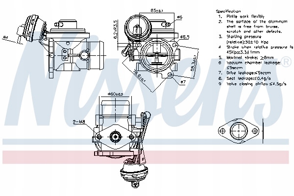 фото №12, Nissens клапан egr audi a2 seat arosa vw lupo i polo 1.4d 01.99-08.05