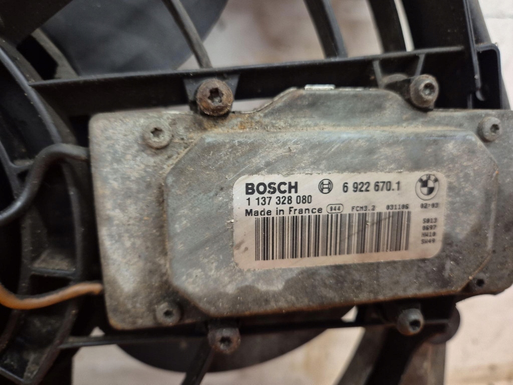 Bmw 318i e46 01-06 вентилятор радіатора 3135103555 n42b20a Недорого