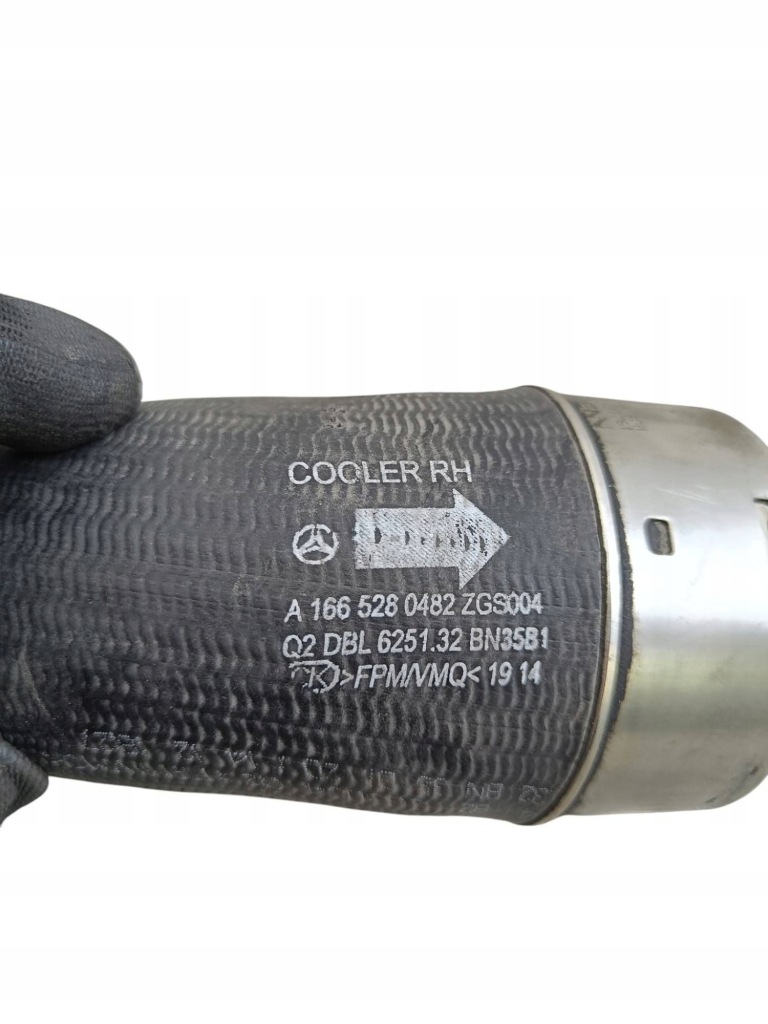 Mercedes-benz ml w166 2014 пабтрубок  / труба интеркулер Недорого