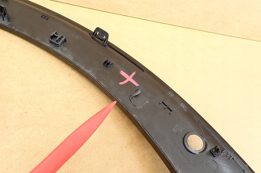 фото №11, Kia ev6 21- молдинг захист крила ліва перед передня 87713cv100 lh оригінальний номер