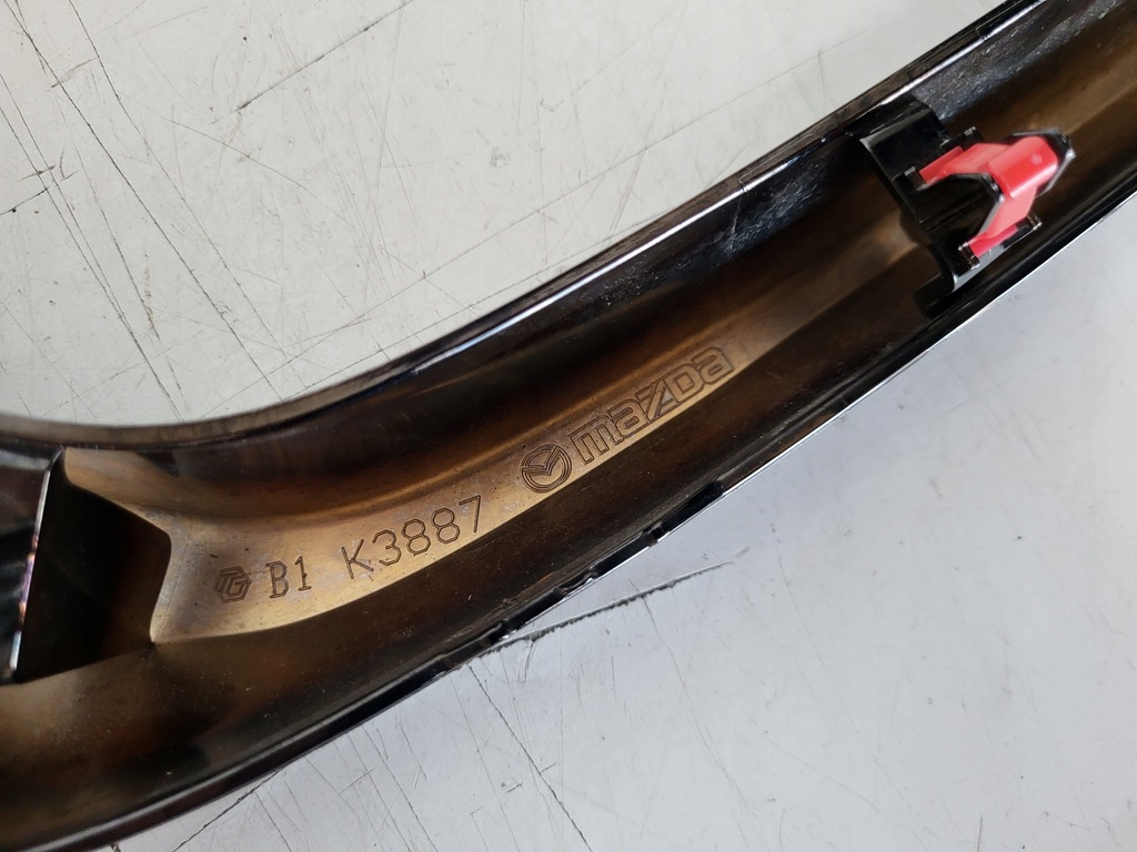 фото №11, Лівий чорний хром решітка молдинг mazda cx5 ii lift 21-