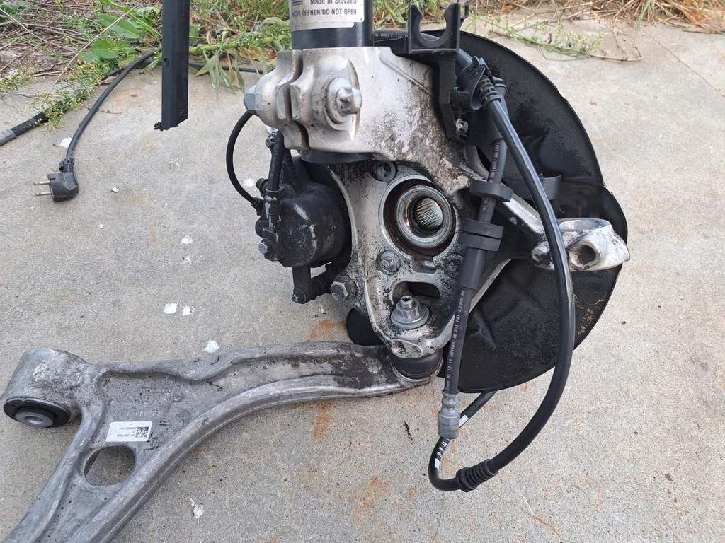 фото №6, Mercedes w247 поворотный кулак правая перед рычаг комплект