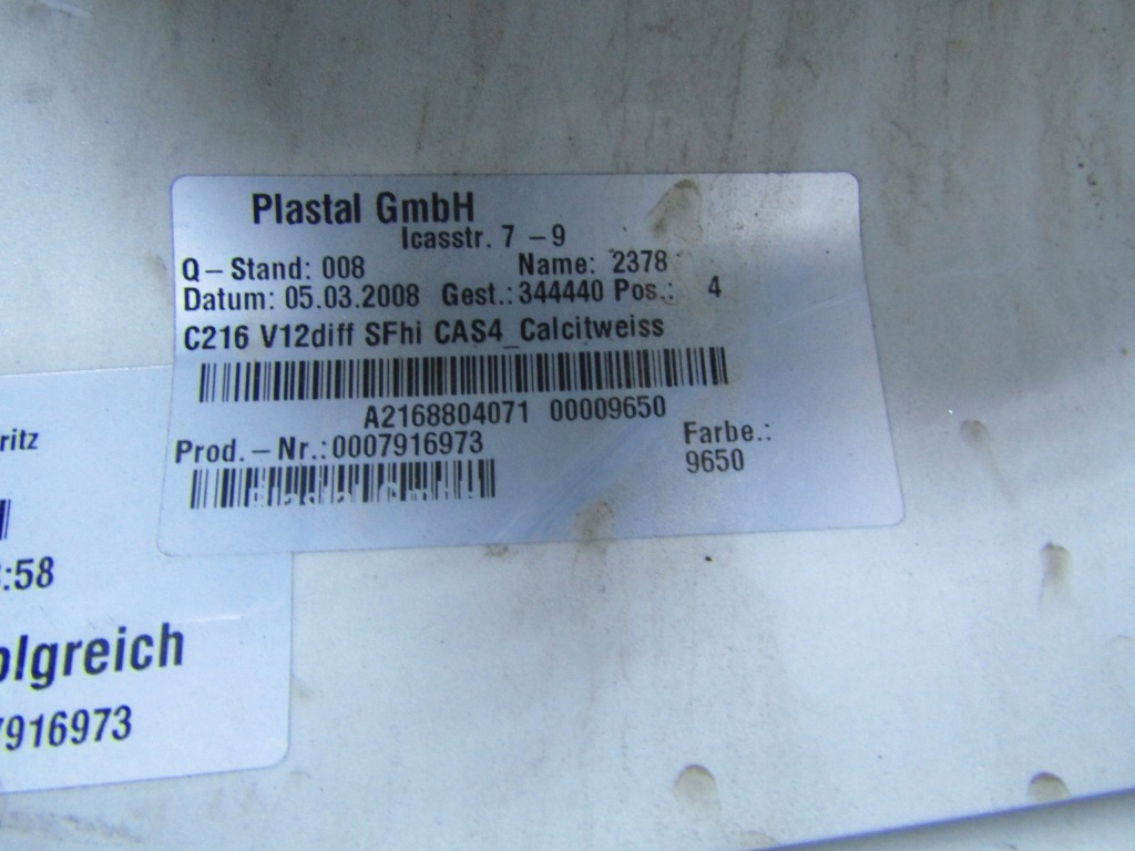 Mercedes-benz оригінальний номер a2168804071 Зі Шроту