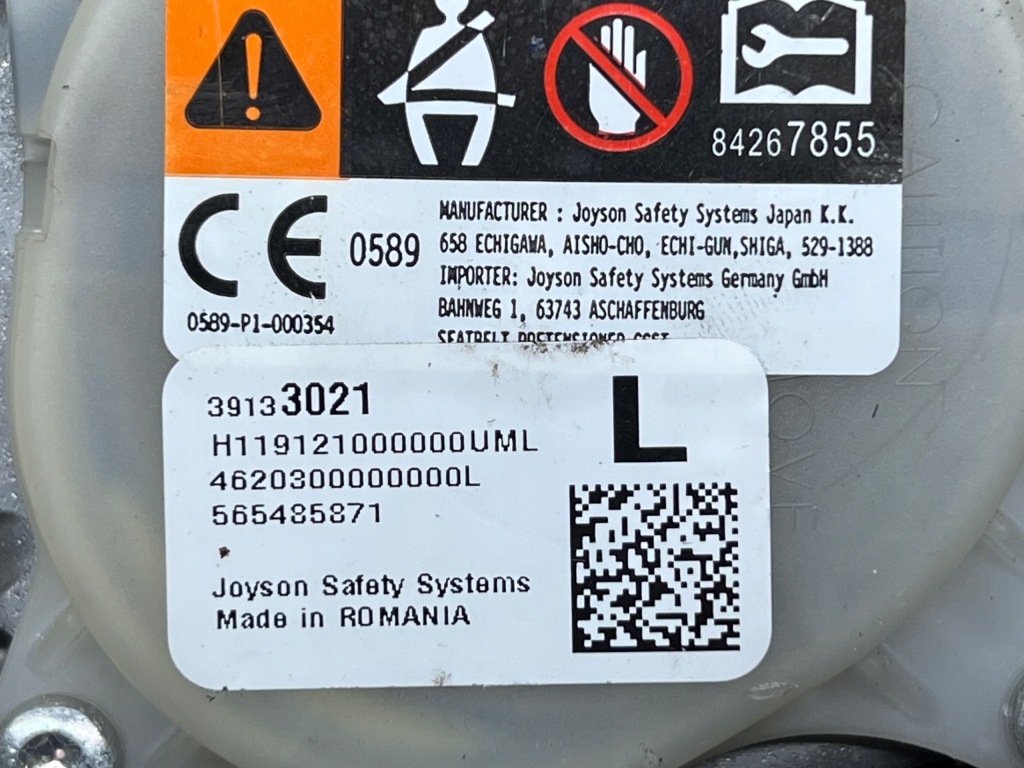 Opel insignia a ремни безопасности с napinaczami 23464716 23465047 комплект с Разборки