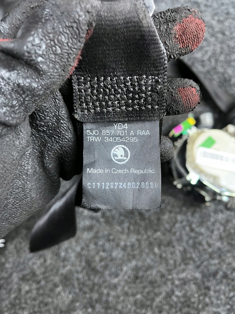 фото №11, Комплект подушек air bag ремни безопасности skoda roomster 5j1880202a