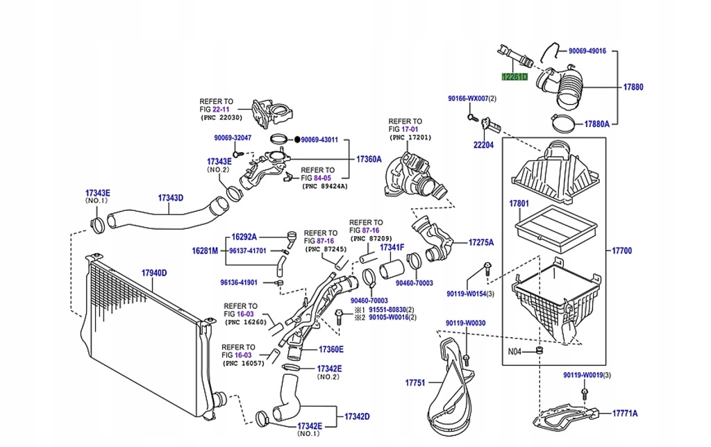 фото №1, Avensis t27 auris ii verso rav4 1,6 2,0 d4d bmw шланг трубка вентиляція картера вентиляція картера