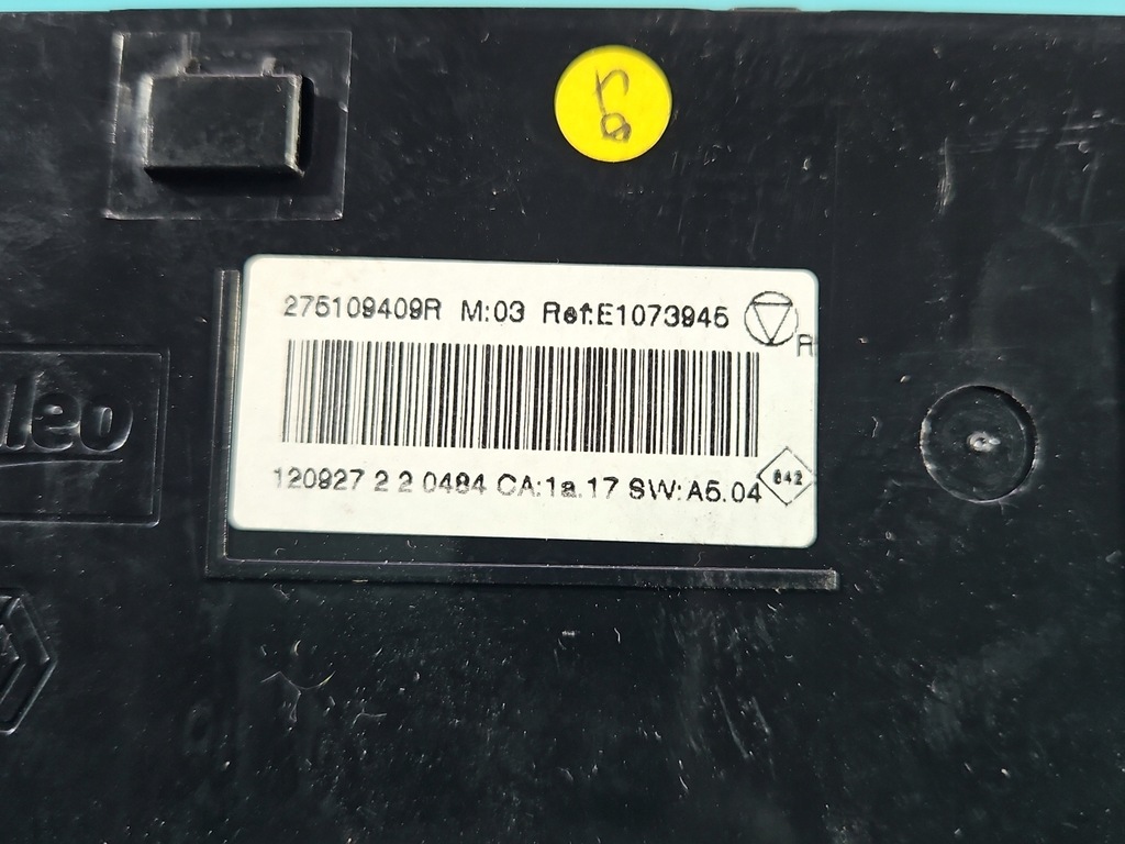 фото №7, Консоль панель обдув renault scenic iii 275109409r