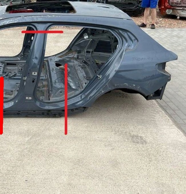 фото №1, Bmw 1 f40 2021 порог левый блок двигателя средний