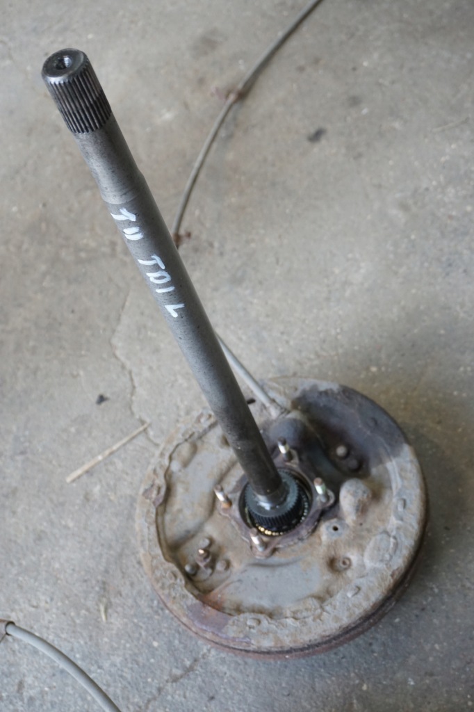 фото №5, Nissan terrano ii приводной вал ступица задняя задняя правая 2,7 tdi