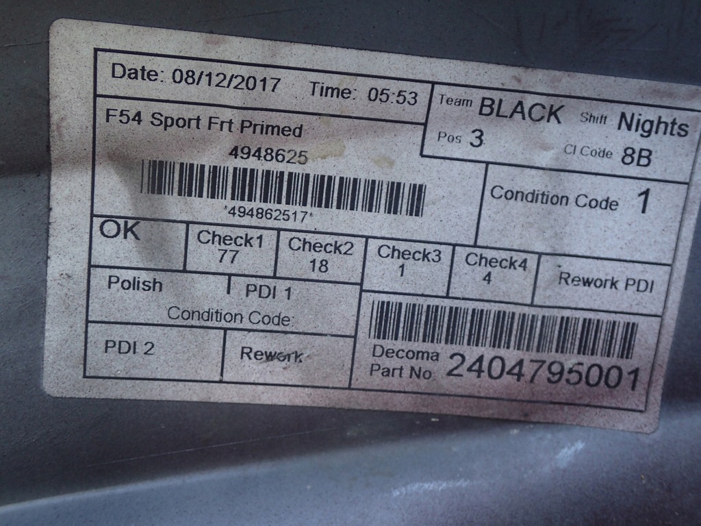 фото №9, Бампер перед передний mini clubman s f54 2015-2019