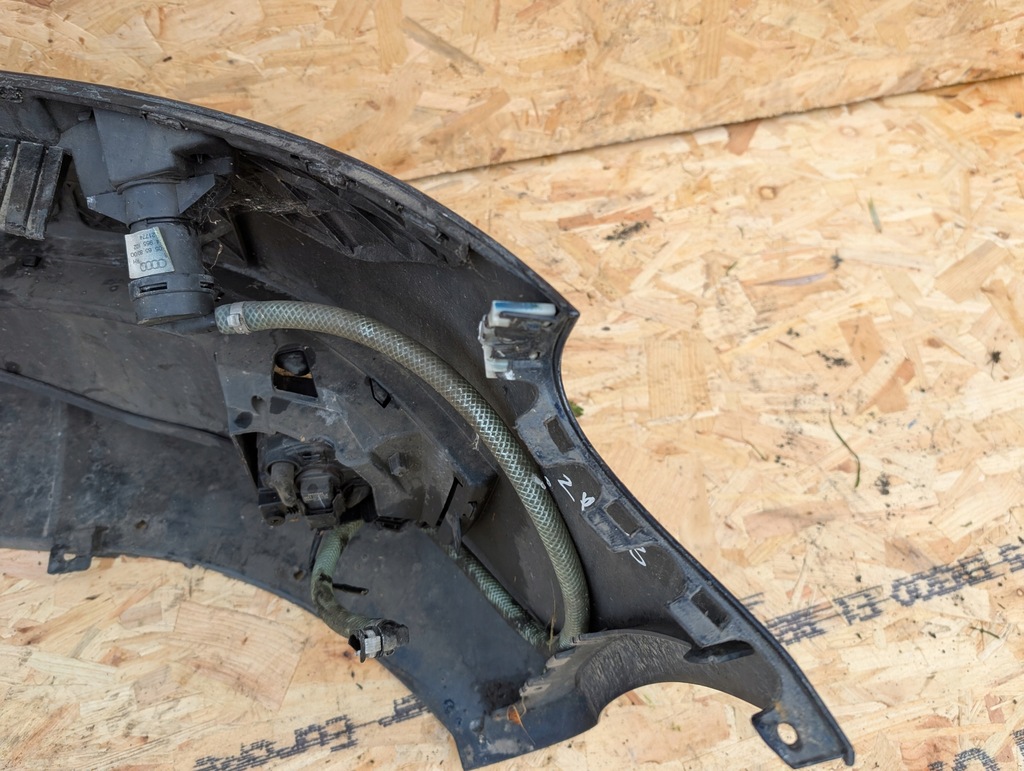 фото №9, Бампер передний audi s3 8p 2005 омыватель оригинал kompletny чёрный