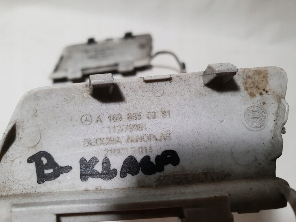 фото №6, Mercedes b-klasa w245 заглушка hak w бампер перед