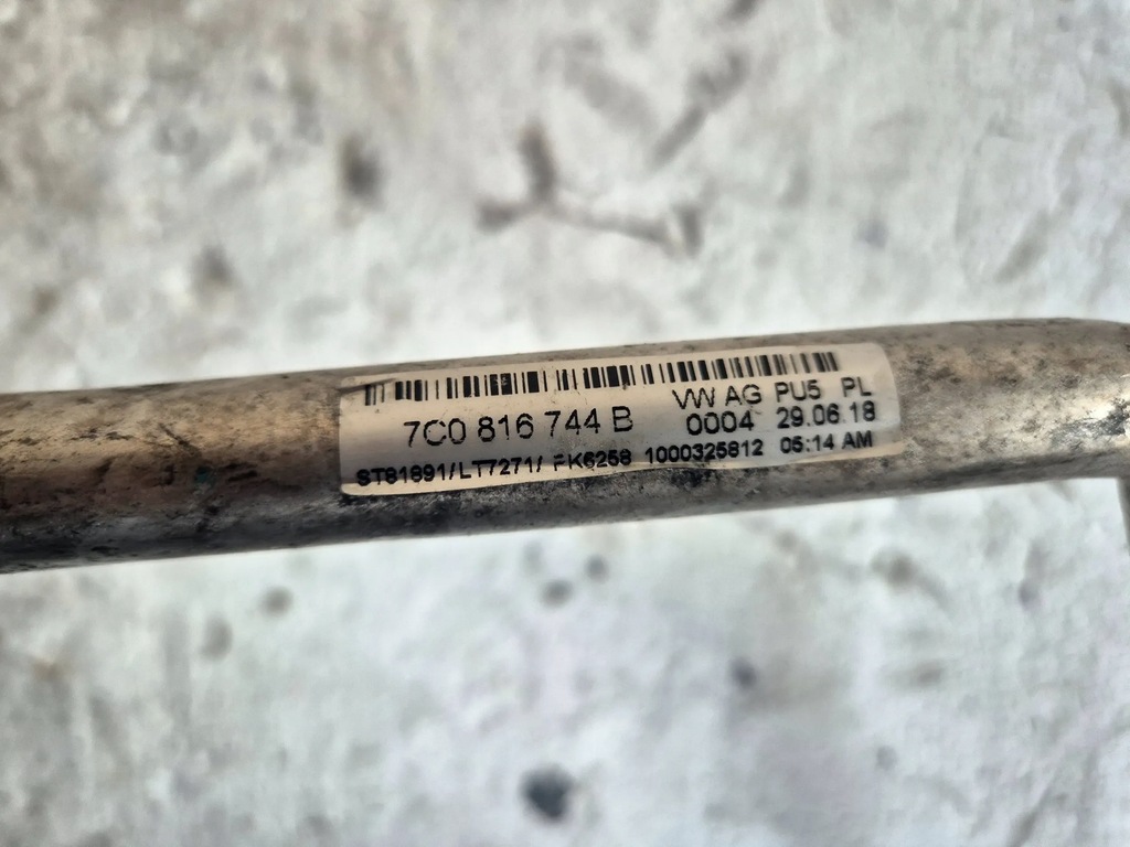 фото №5, Шланг кондиціонера 7c0816744b vw crafter ii 7c 2.0 tdi