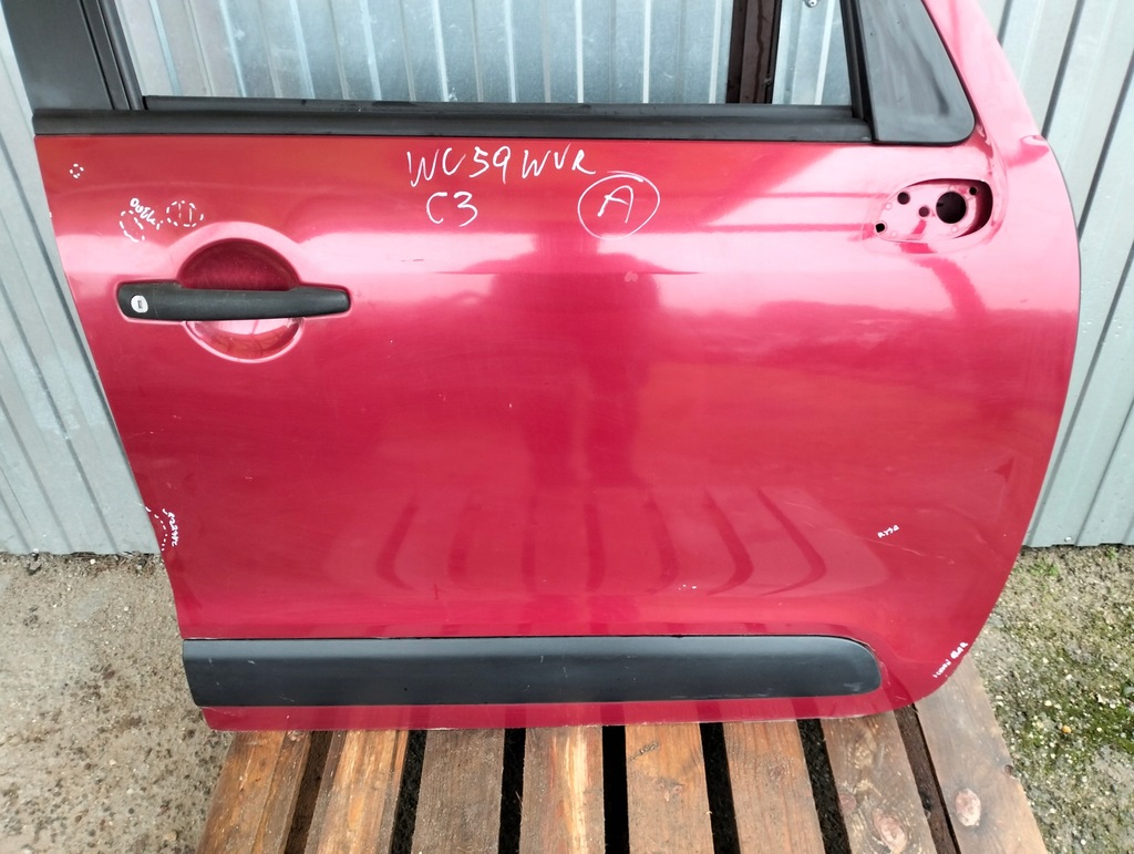 фото №9, Двері праве правий перед citroen c3 picasso колір kjcc 2008-2012