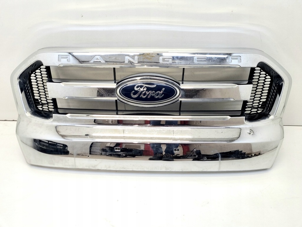 фото №1, Ford ranger 5 v lift 15- решётка радиатора решётка радиатора бампера перед передняя хром