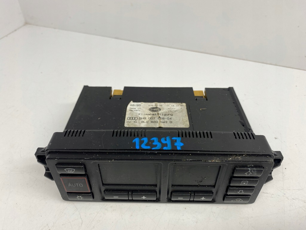 фото №6, Audi a3 8l панель кондиціонера 8l0820043d