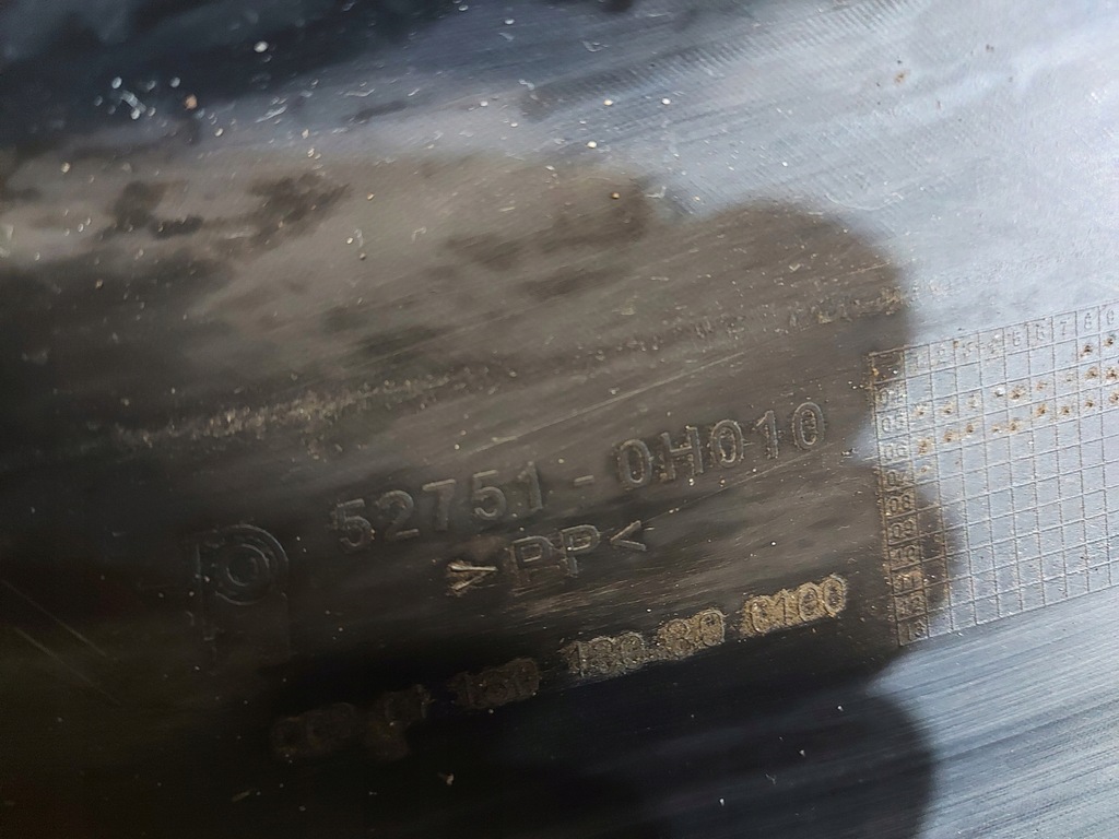 фото №11, Citroen c1 молдинг накладка бампера задня задня 05-14 nr. 52751-0h010