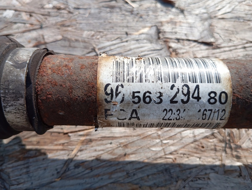 фото №3, Привідний вал права перед citroen c4 grand picasso 1.6 hdi