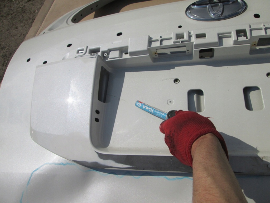 фото №6, Крышка багажника задняя задняя toyota land cruiser j150 lift 150