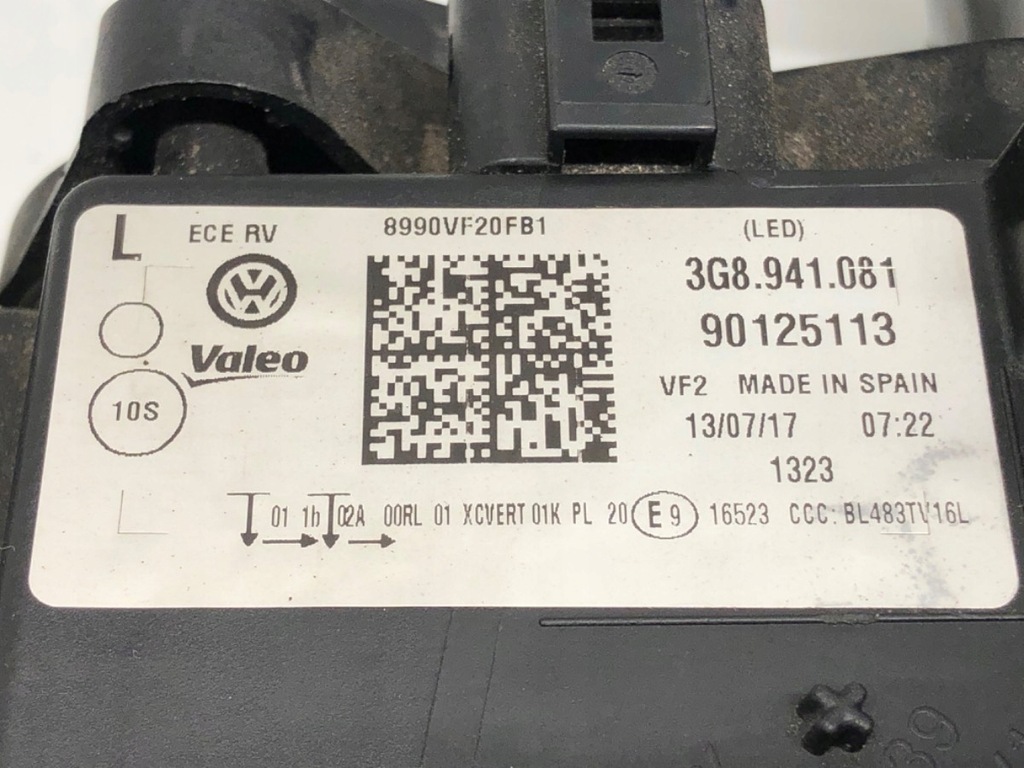 фото №14, Фара левый перед vw arteon 3g8941081 лампа