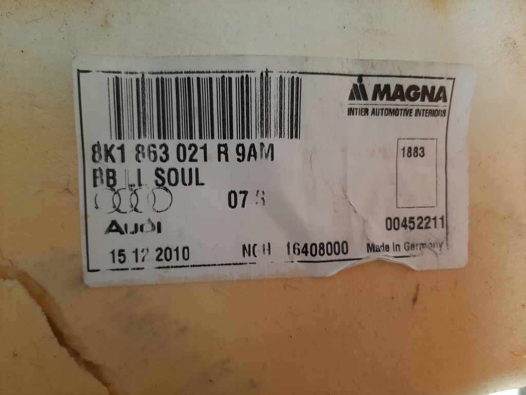 фото №6, Audi a4 b8 обшивка килимок soul czarna europa