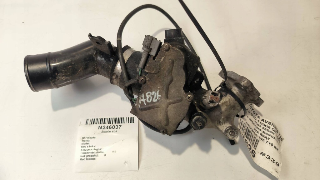 фото №1, Клапан egr toyota avensis t25