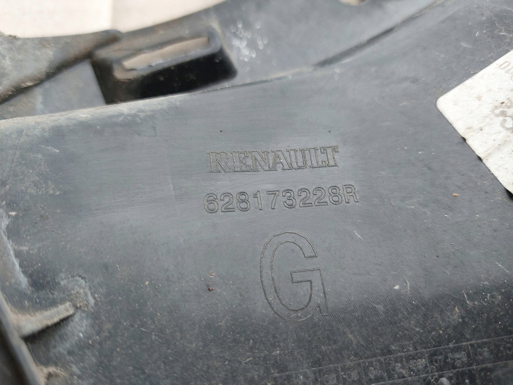 фото №2, Решётка направляющая бампера rprzód renault zoe 20- левый