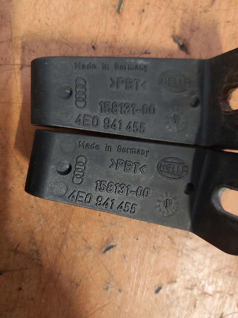 фото №8, 4e0941455 audi a8 d3 03-10 кронштейн лампи перед