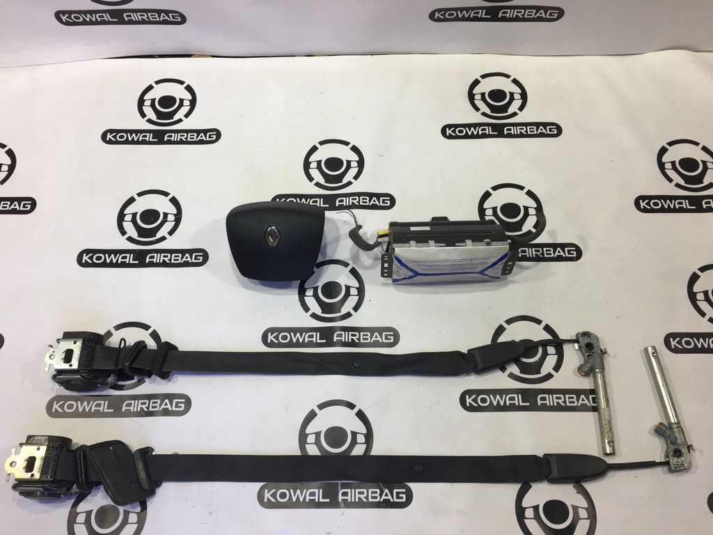 фото №8, Renault laguna 3 iii панель приладів консоль подушка безпеки ремені org
