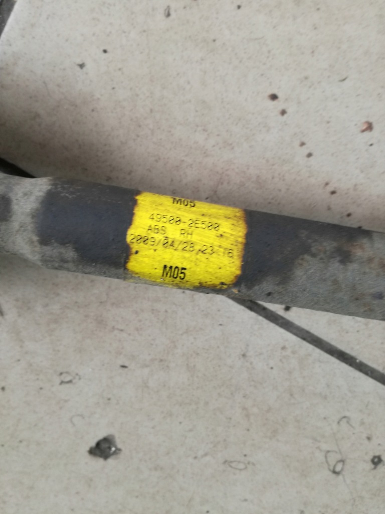 фото №4, Hyundai tucson i 2004 - 2010 rok 2.0b механічна коробка передач привідний вал права