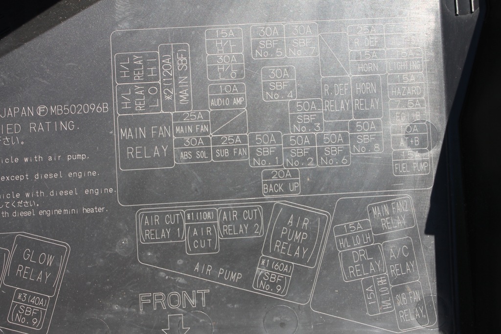 фото №6, Крышка защита предохранителей forester iii 08-12