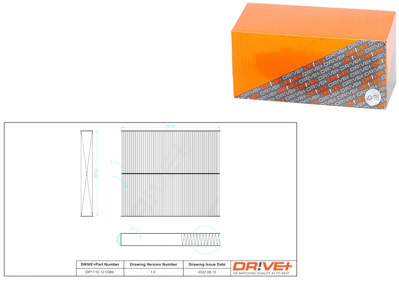 фото №5, Drive+ фільтр кабіни seat ibiza v 17- стандарт