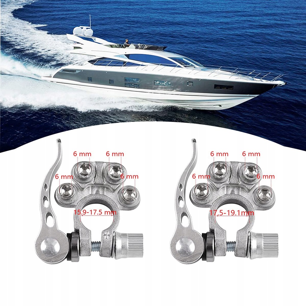 фото №2, Клеми супорти акумулятор mosiądz jedna пара