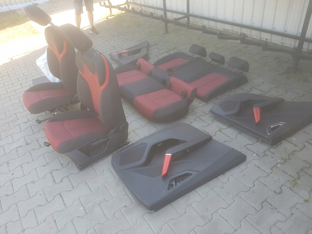 фото №7, Audi q2 16-20r сиденья заднее сиденье обшивки